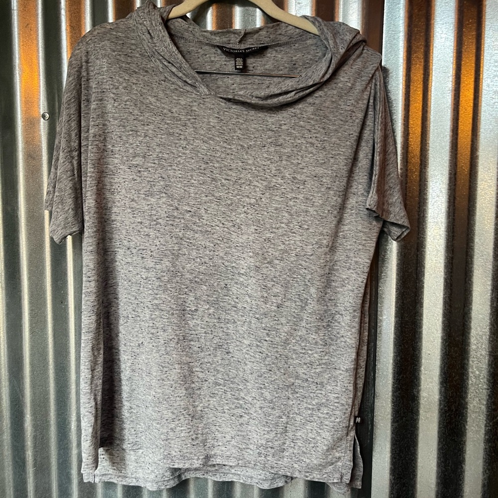 Victoria's Secret Heather Gray Hoodie Tee